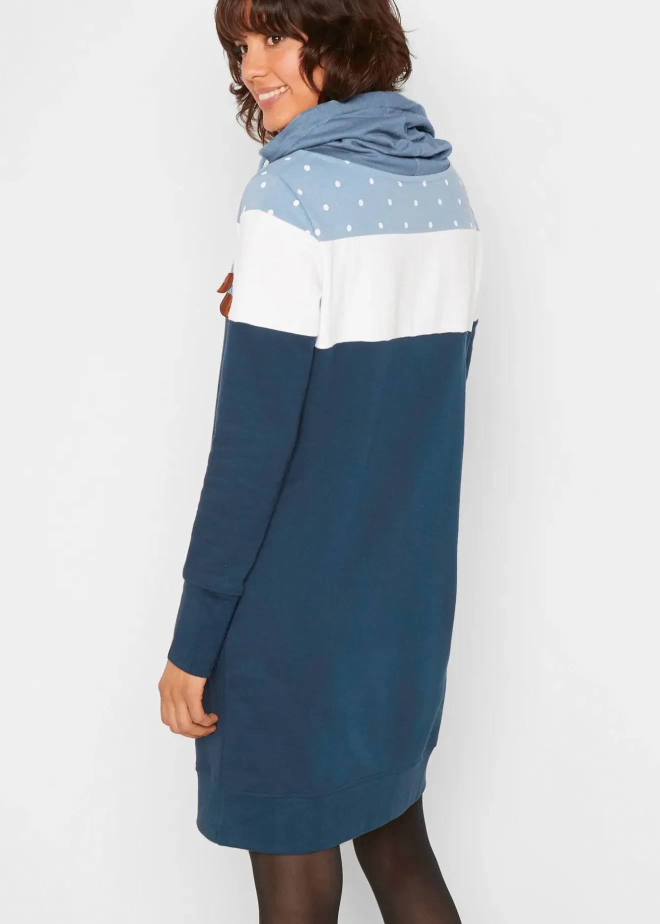 Femme bonprix Sweats|Robe en molleton 100% coton
