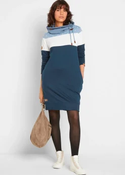 Femme bonprix Sweats|Robe en molleton 100% coton