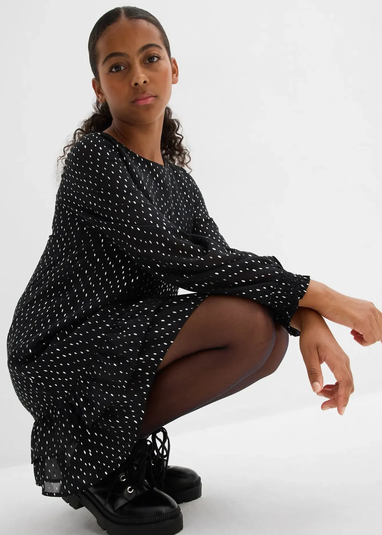 bonprix Robe en mousseline|Enfant Vêtements Enfant|Filles 9-16 Ans·Robes & Combinaisons