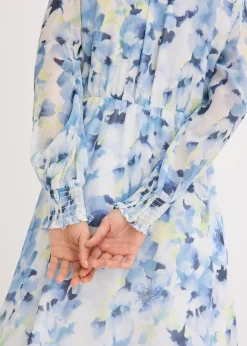 Femme bonprix Tailles Petite|Robe en mousseline