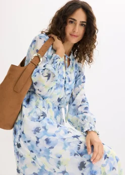 Femme bonprix Tailles Petite|Robe en mousseline