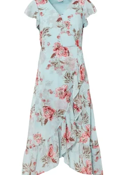 Femme bonprix Robes|Robe en mousseline à volants