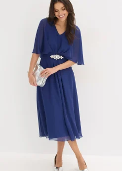 Femme bonprix Mode Festive|Robes|Robe en mousseline avec strass