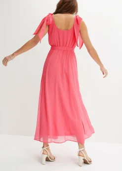 Femme bonprix Mode Festive|Robes|Robe en mousseline nouée sur les épaules