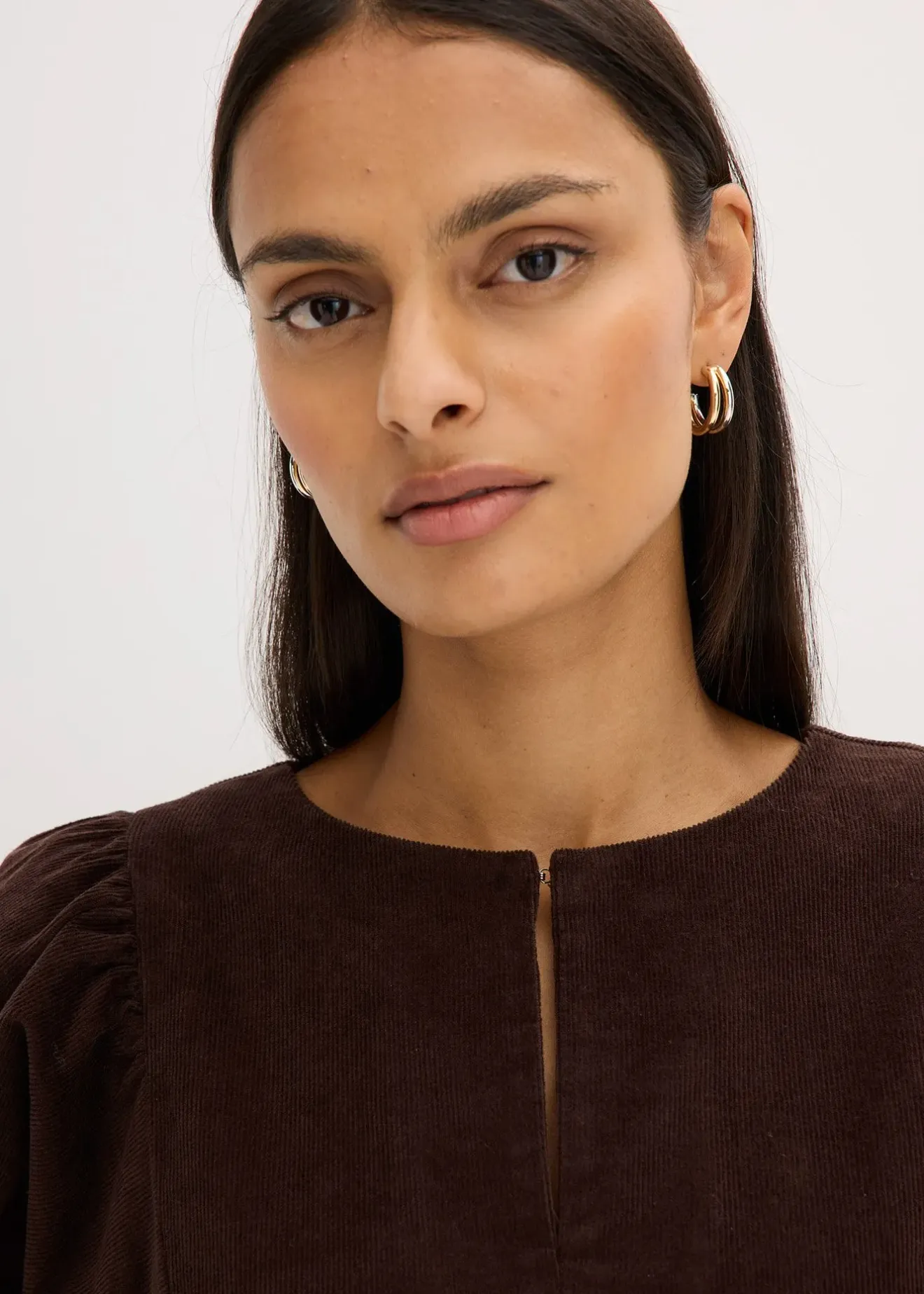 Femme bonprix Robes|Robe en velours côtelé