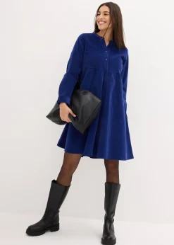 Femme bonprix Robes|Robe en velours de coton côtelé