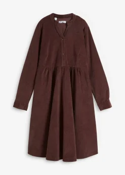 Femme bonprix Robes|Robe en velours de coton côtelé