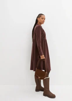 Femme bonprix Robes|Robe en velours de coton côtelé