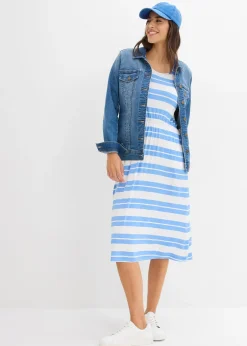 Femme bonprix Robes|Robe en viscose extensible