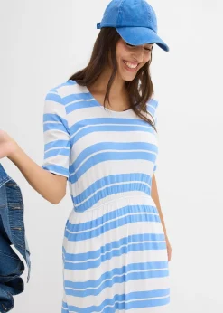 Femme bonprix Robes|Robe en viscose extensible