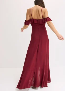 bonprix Robe encolure Bardot à volants|Femme Mode Festive|Robes