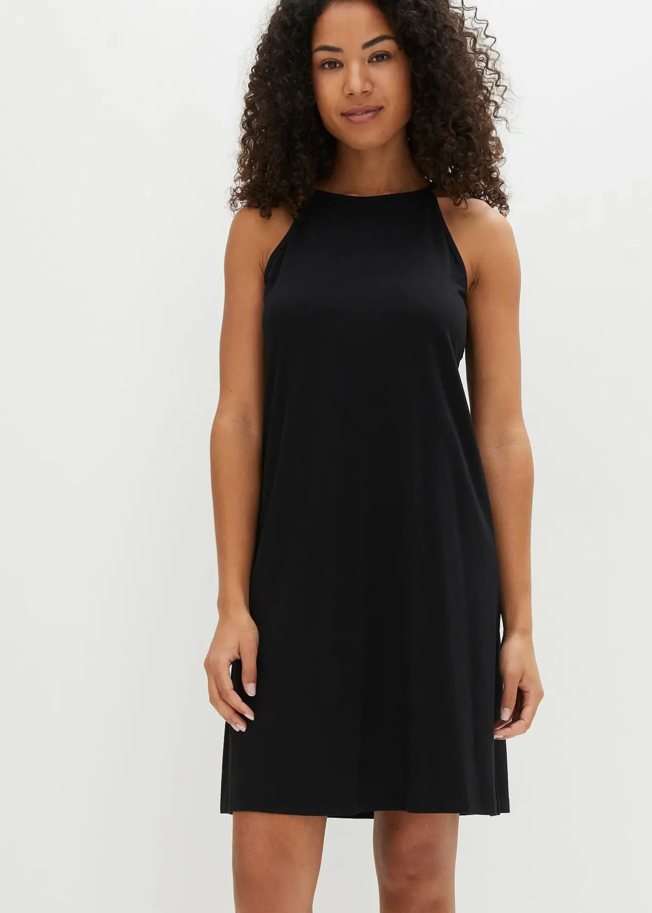 Femme bonprix Basiques|Robes|Robe fluide en jersey lyocell extensible