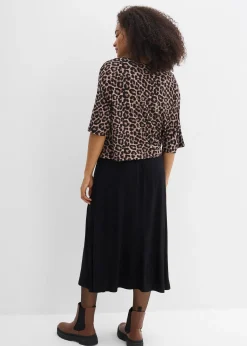 bonprix Robe fluide en jersey viscose|Femme Robes