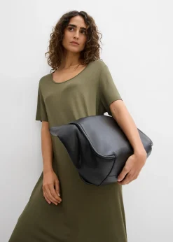 bonprix Robe fluide en jersey viscose extensible|Femme Robes