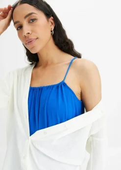 Femme bonprix Robes|Robe fluide en jersey viscose extensible