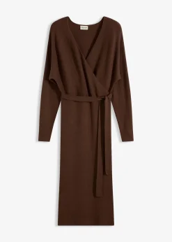 Femme bonprix Maille|Robes|Robe fluide en maille de viscose mélangée