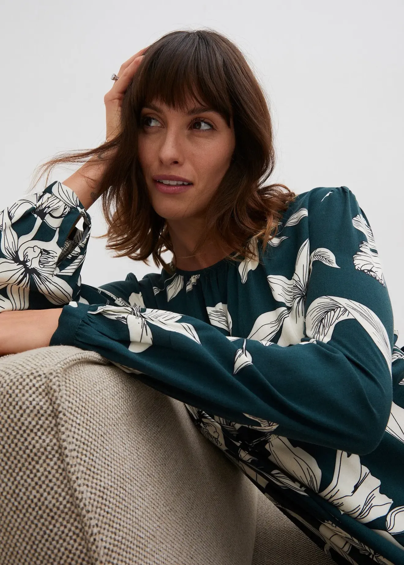 bonprix Robe fluide en viscose|Femme Robes