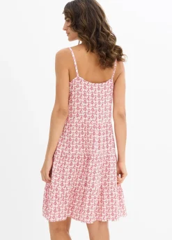 bonprix Robe fluide en viscose à fines bretelles|Femme Robes