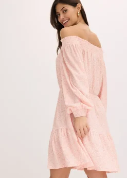 Femme bonprix Robes|Robe imprimée col Bardot