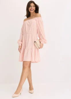 Femme bonprix Robes|Robe imprimée col Bardot