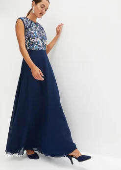 Femme bonprix Mode Festive|Robes|Robe longue à dentelle