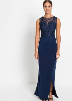 Femme bonprix Mode Festive|Tailles Petite|Robe longue à dentelle