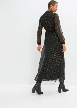 Femme bonprix Robes|Robe longue à effet brillant