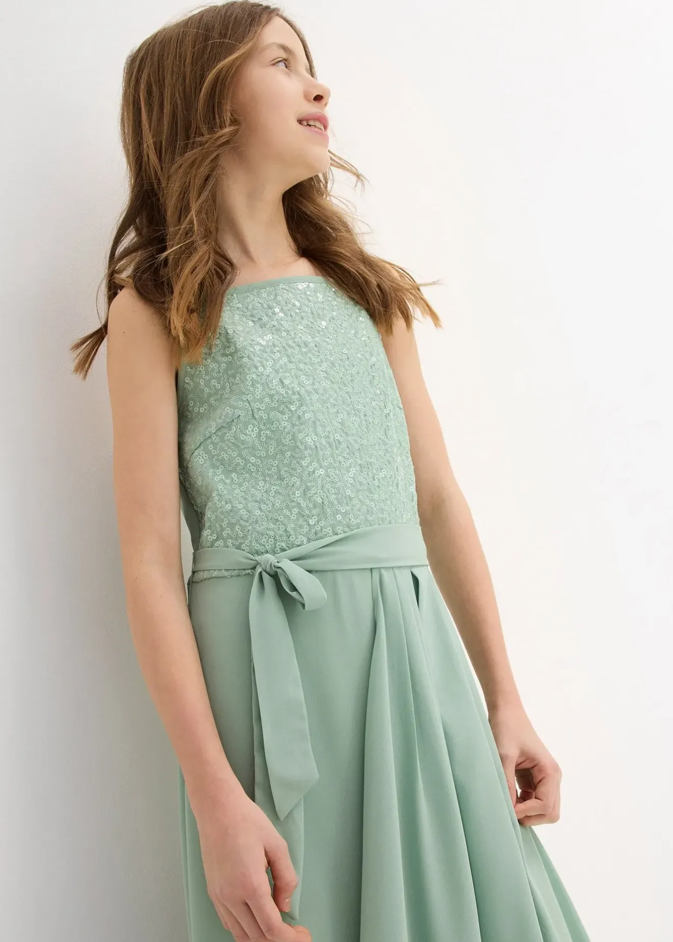 bonprix Robe longue à sequins|Enfant Vêtements Enfant|Filles 9-16 Ans·Robes & Combinaisons