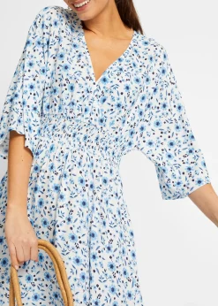 bonprix Robe longue 100% viscose|Femme Robes