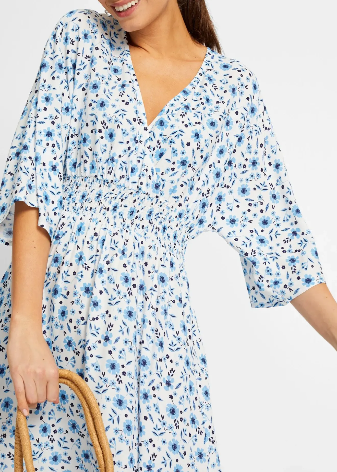 bonprix Robe longue 100% viscose|Femme Robes