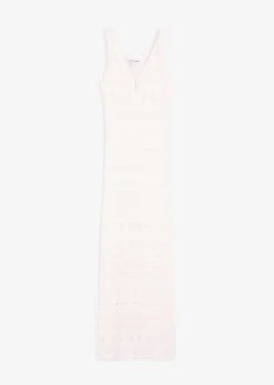 Femme bonprix Robes|Robe longue aspect crochet