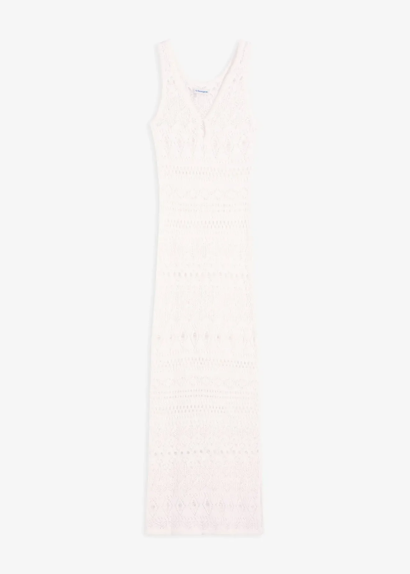 Femme bonprix Robes|Robe longue aspect crochet