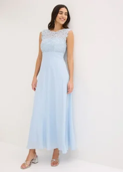 Femme bonprix Mode Festive|Robes|Robe longue avec dentelle