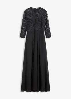 Femme bonprix Mode Festive|Robes|Robe longue avec dentelle