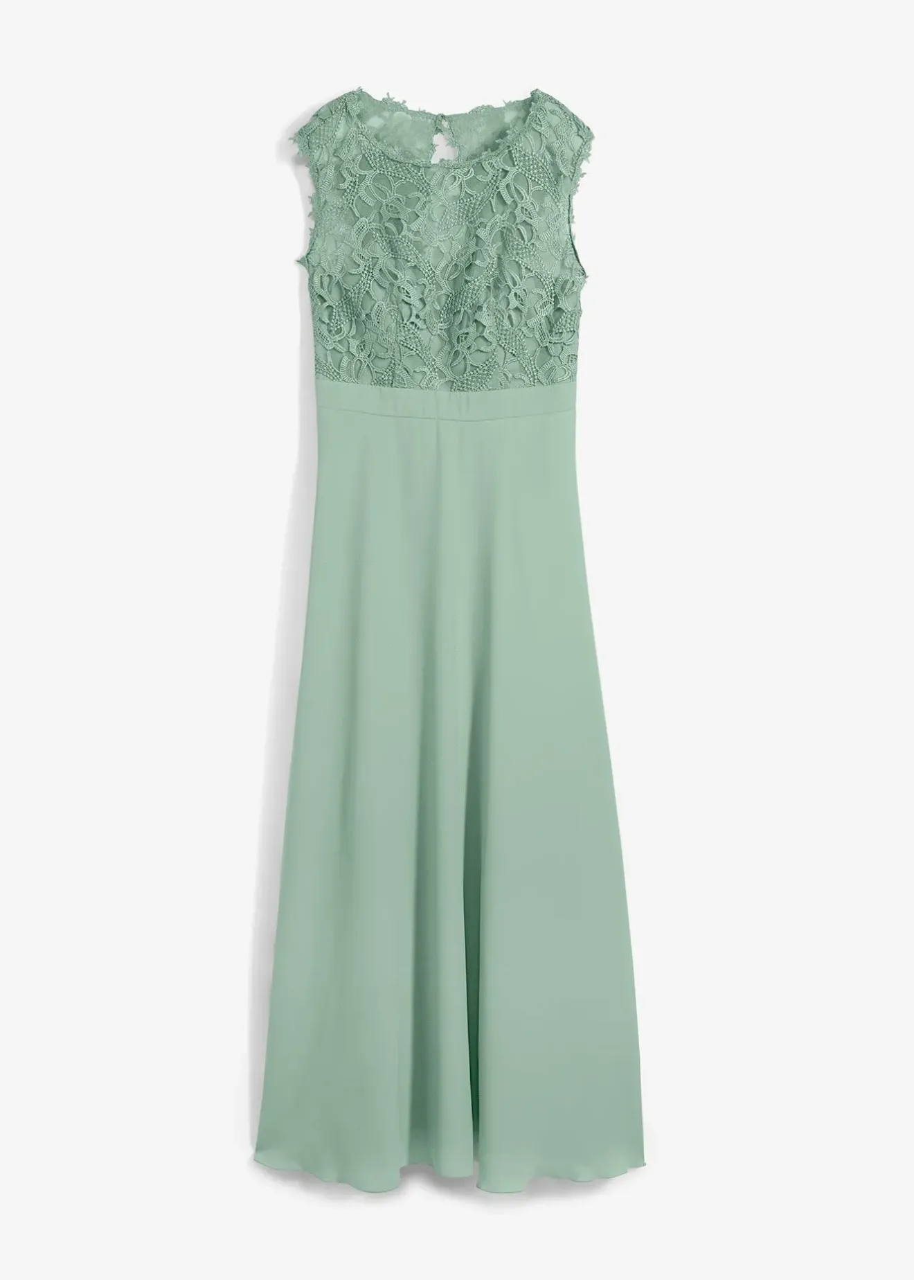 bonprix Robe longue avec dentelle|Femme Mode Festive|Robes