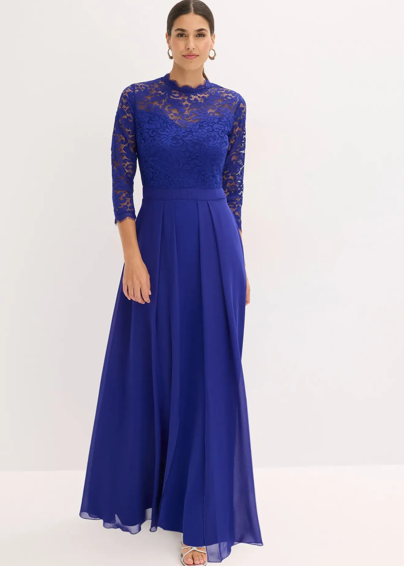 Femme bonprix Mode Festive|Robes|Robe longue avec dentelle