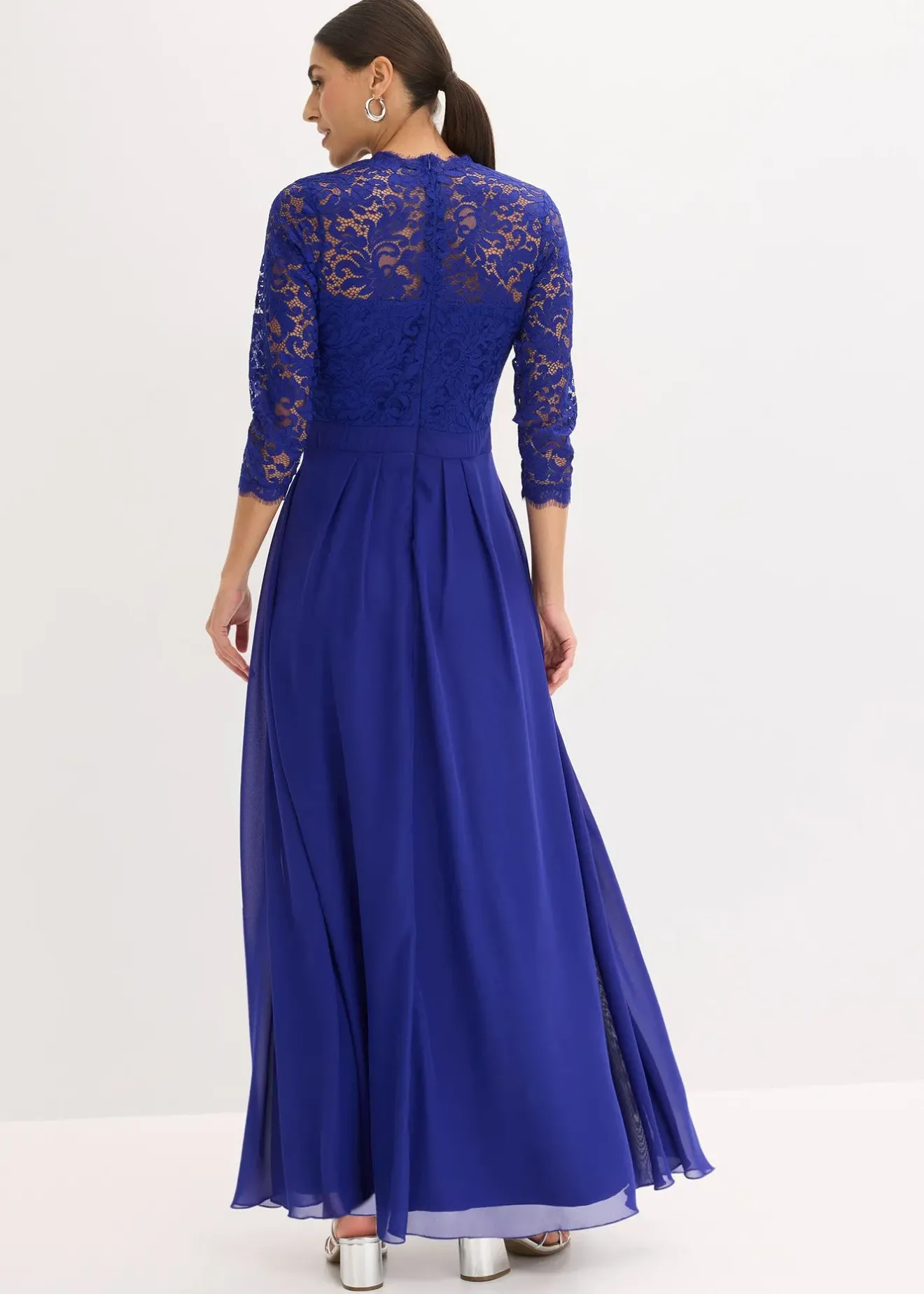 Femme bonprix Mode Festive|Robes|Robe longue avec dentelle