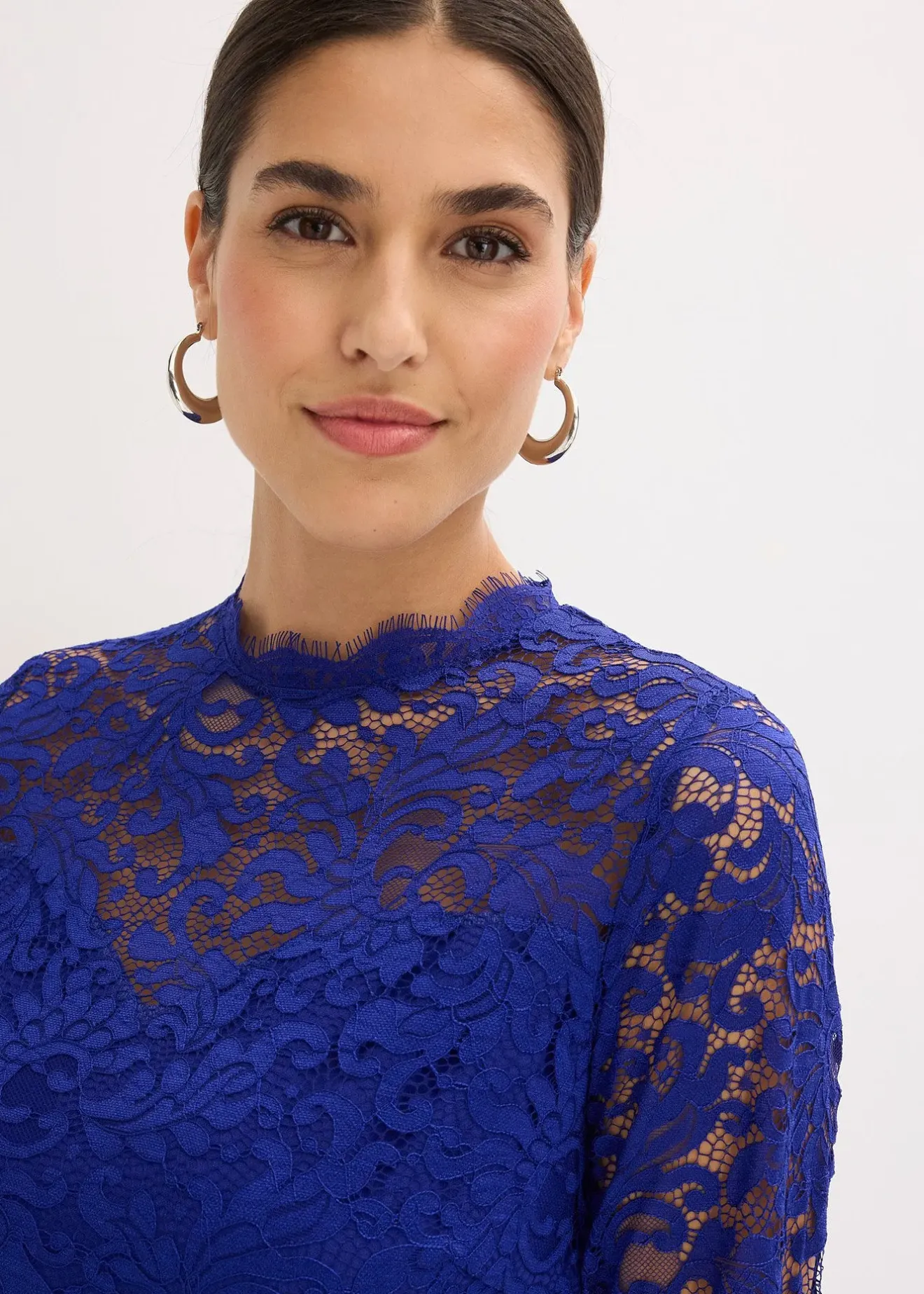 Femme bonprix Mode Festive|Robes|Robe longue avec dentelle