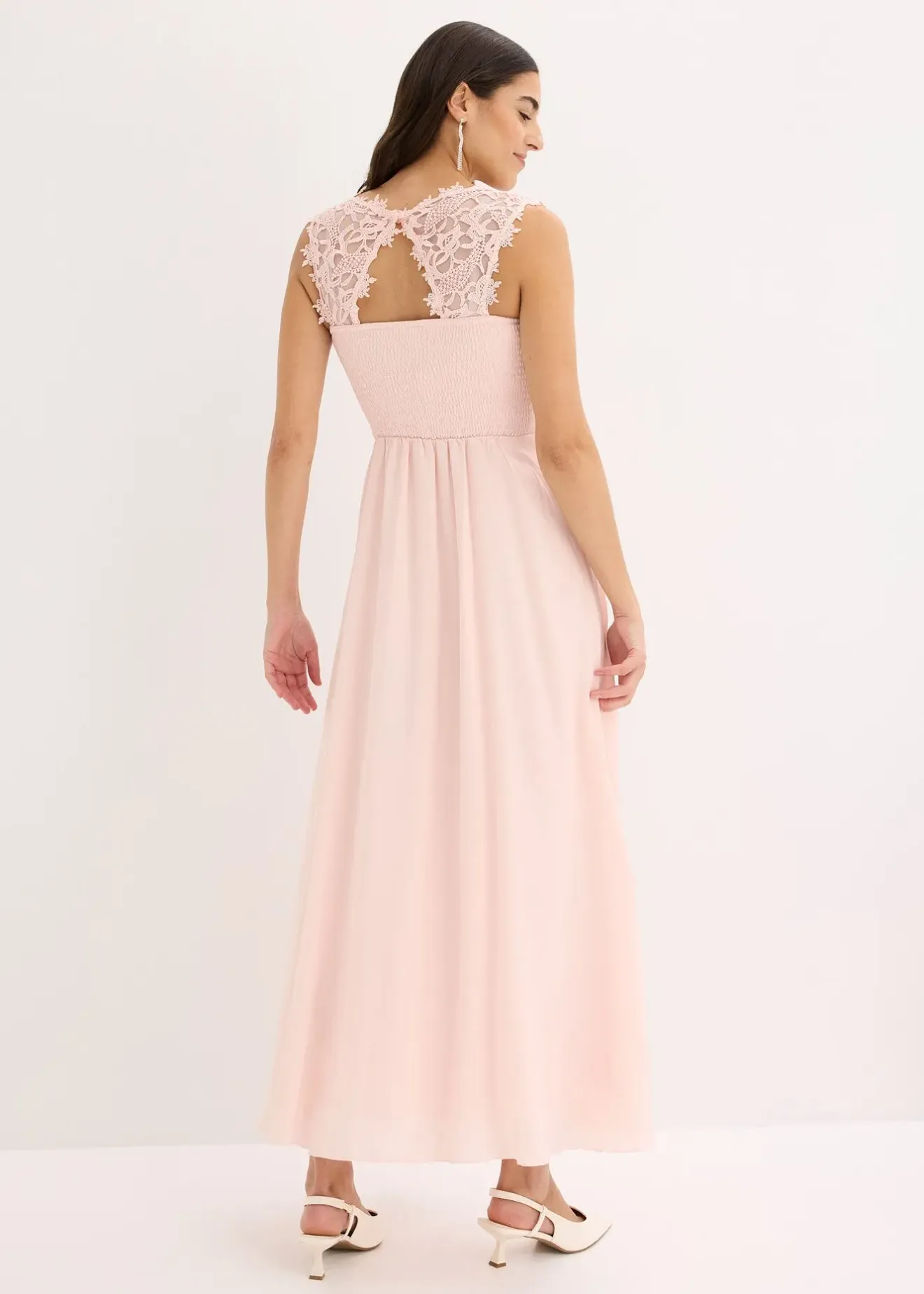 Femme bonprix Mode Festive|Robes|Robe longue avec dentelle