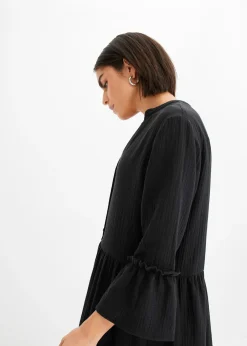 Femme bonprix Robes|Tailles Petite|Robe longue en gaze de coton douce