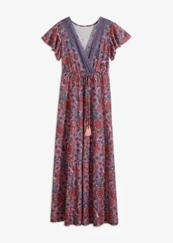 bonprix Robe longue en jersey imprimé|Femme Robes