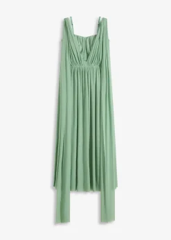 bonprix Robe longue en mesh, avec plusieurs façons de la porter|Femme Mode Festive|Robes