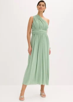 bonprix Robe longue en mesh, avec plusieurs façons de la porter|Femme Mode Festive|Robes