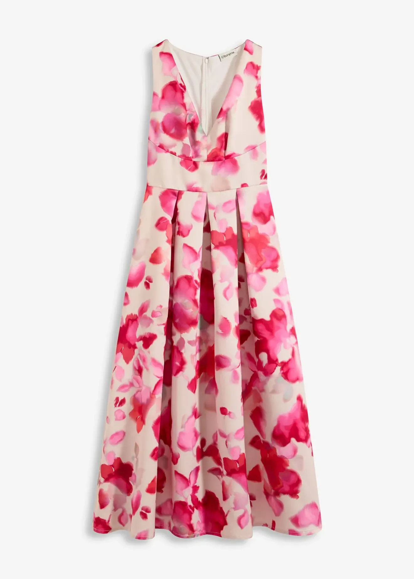 bonprix Robe longue en satin brillant|Femme Robes|Mode Festive