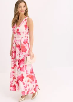 bonprix Robe longue en satin brillant|Femme Robes|Mode Festive