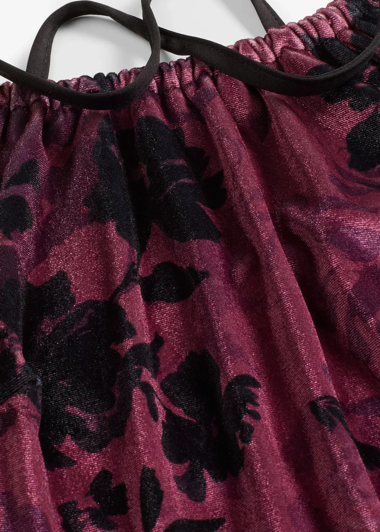 bonprix Robe longue en velours brillant|Femme Mode Festive