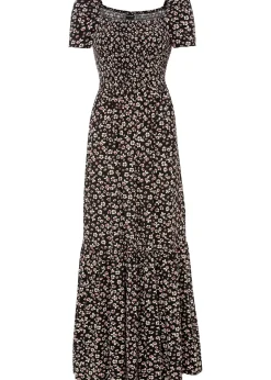 bonprix Robe longue en viscose|Femme Tailles Petite|Robes