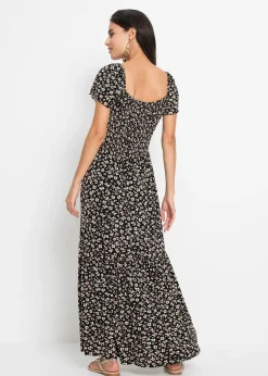 bonprix Robe longue en viscose|Femme Tailles Petite|Robes