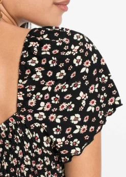 bonprix Robe longue en viscose|Femme Tailles Petite|Robes