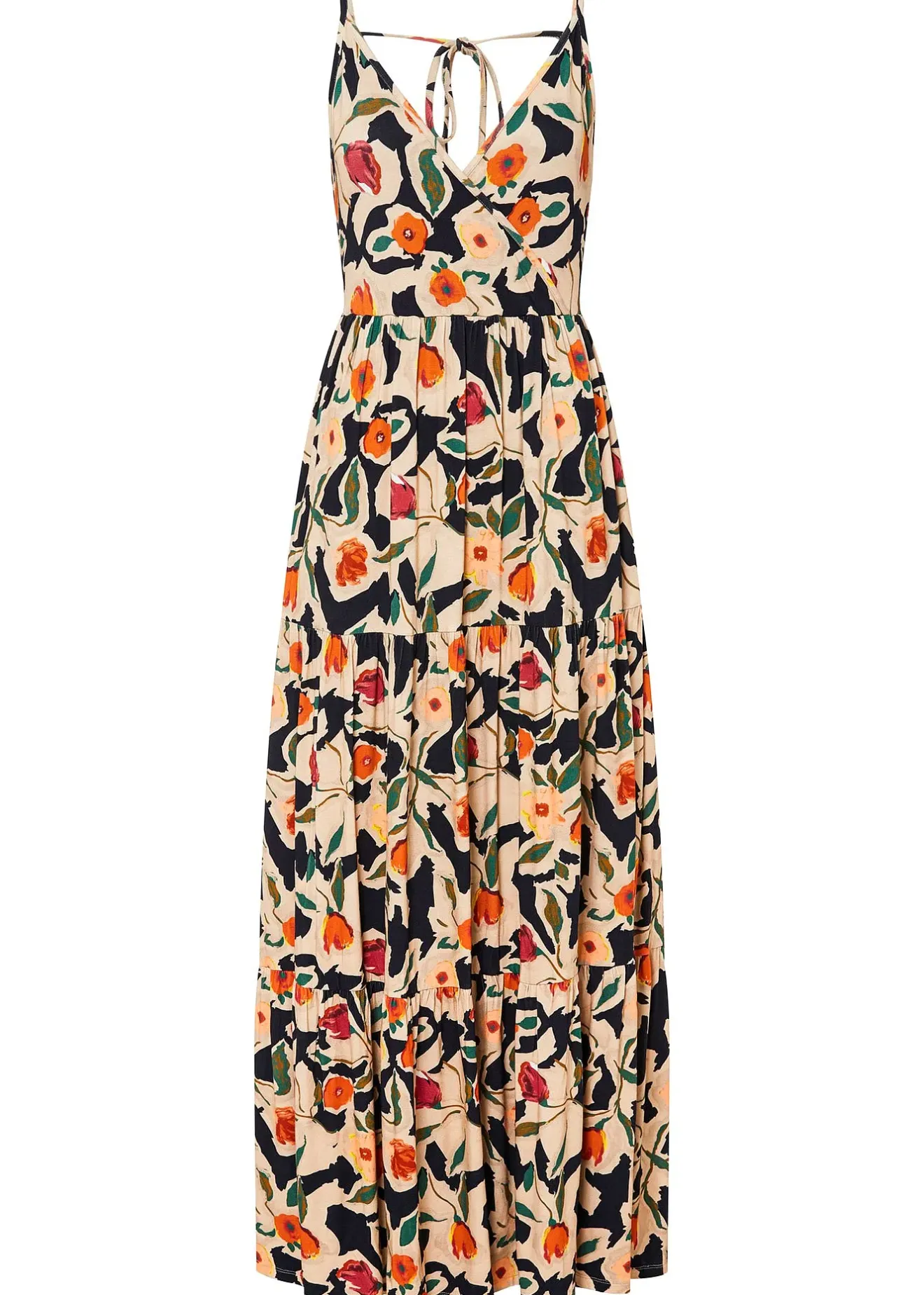 Femme bonprix Robes|Robe longue en viscose douce et extensible